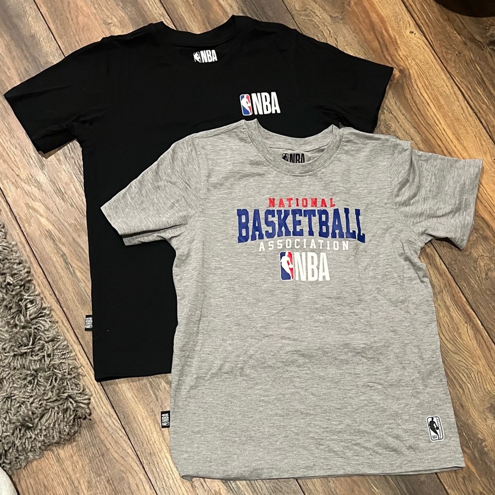 { NBA } Kids Black and Gray Basketball Tee bundle